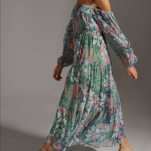 Let Me Be Floral Maxi Dress Size Large - Picture 5 of 14